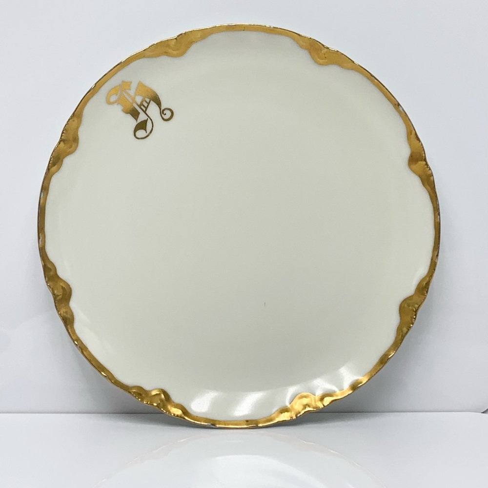 Haviland France - Gold Trim Plate.